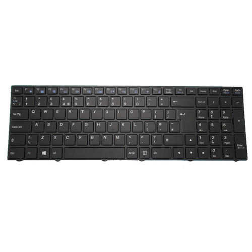 Laptop Keyboard For Medion Erazer P6705 MD61203 MD61346 MD61131 MD61206 MD61564 MD61106 MD61105 United Kingdom UK Black With Frame With Backlit