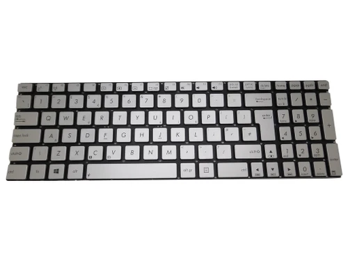 Laptop Keyboard For ASUS R501DP R501VB R501VJ R501VM R501VV R501VZ R501JR R501JN R501DY R501JK Silver UK United Kingdom Without Frame