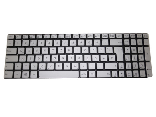 Laptop Keyboard For ASUS R501DP R501VB R501VJ R501VM R501VV R501VZ R501JR R501JN R501DY R501JK Silver GR Germany Without Frame With Backlit