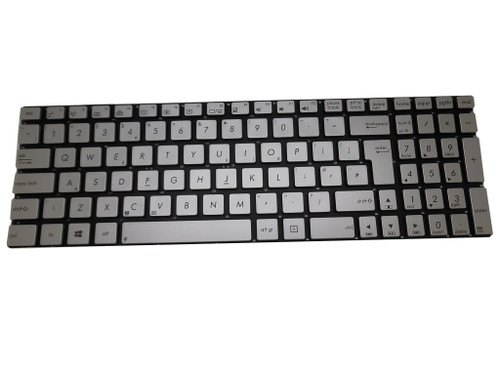 Laptop Keyboard For ASUS R514VB R514VJ R514VM R514VV R514VZ R514JR Silver UK United Kingdom Without Frame With Backlit