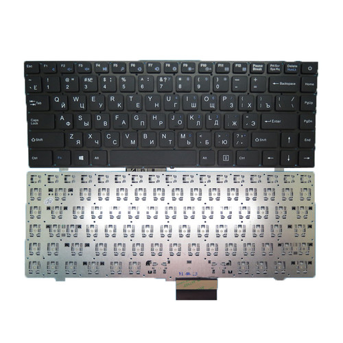 Laptop Keyboard For Teclast F6 Russian RU Black NO Frame Empty 2 Pin