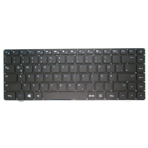 Laptop Yellow label Keyboard For Jumper EZbook X4 MB3006002 PRIDE-K2630 14 Inch German GR Black NO Frame Empty 4 Pins