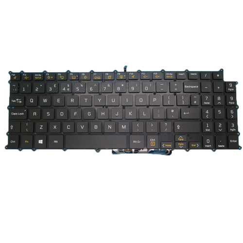 Laptop Keyboard For LG 15Z980 15Z980-G 15Z980-H 15Z980-M 15Z980-T 15ZD980 15ZD980-G 15ZD980-H 15ZD980-M 15ZD980-T LG15Z98 United Kingdom UK Black NO Frame & With Backlit