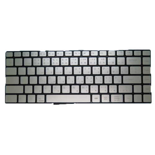 Laptop 98% New Keyboard For Jumper EZBook X4 MB3008004 YXT-NB93-88 Japanese JP Silver With Backlit