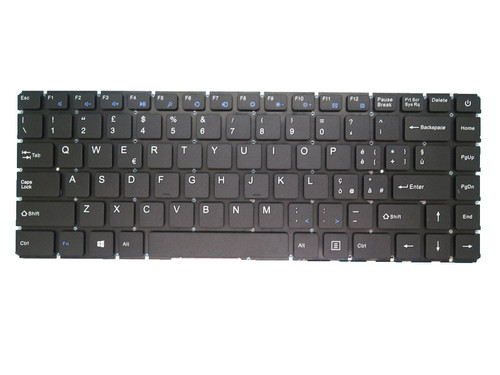 Laptop Keyboard For MEDIACOM SmartBook 14 Ultra 14U M-SB14UC Italian IT Black Without Frame