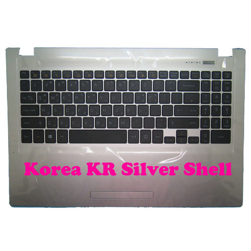 Laptop 95% New Silver PalmRest & Black Keyboard For LG 15U530 SN5820 ABQ74104301 Korea KR Upper Case With Touchpad