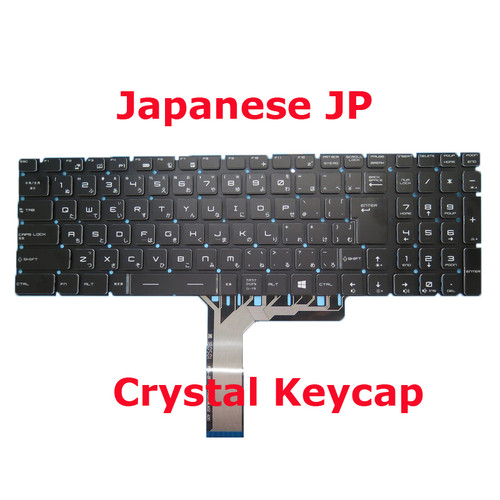 Laptop Keyboard For MSI GS60 GS70 MS-1775 1776 1781 1782 1783 1784 1785 1792 1794 1795 1799 179B 17A1 Japan JP With Crystal Keycap & Without Frame
