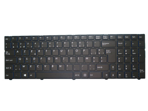 Laptop Keyboard For MEDION ERAZER P7651 MD61103 MD61016 MD60934 MD60891 MD60811 MD60805 MD60806 MD60807 MD60810 Black With Frame Belgium BE