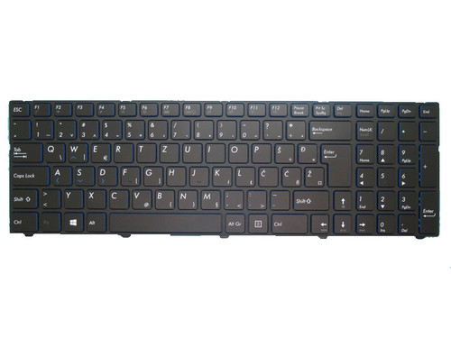 Laptop Keyboard For MEDION ERAZER P7651 MD61103 MD61016 MD60934 MD60891 MD60811 MD60805 MD60806 MD60807 MD60810 Black With Frame Slovenian SL