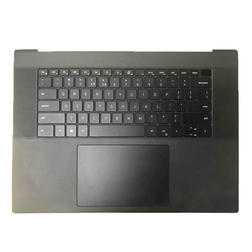 Laptop Palmrest For DELL XPS 17 9700 9710 Precision 5750 5760 0DW67K DW67K With English US Backlit Keyboard Black Upper Case Used