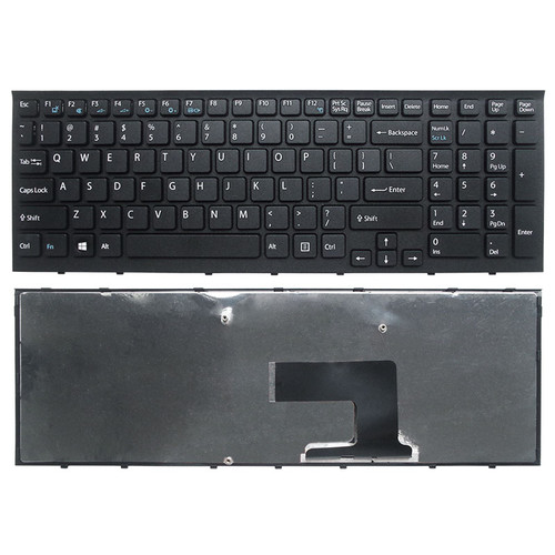 Laptop Keyboard For SONY VAIO VPC-EL VPCEL 148968711 90.4MQ07.S01 V116630A-US English US black with frame new