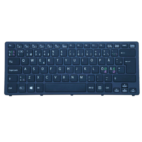 Laptop Keyboard For SONY For VAIO SVF14N Series 9Z.NABBQ.41N 149263881SE Nordic NE Black With Backlit Gray Frame New