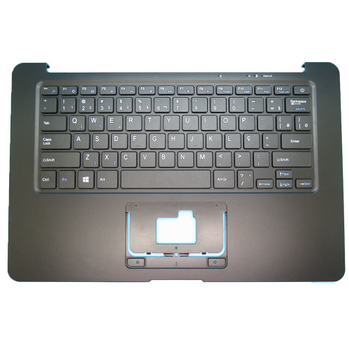 Laptop Palmrest MB27716019-BZ YMS-0169 Black With Brazilian BR Keyboard Upper Case 98%New