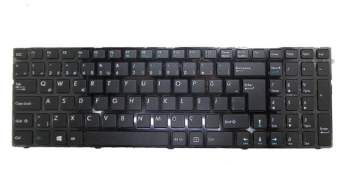 Laptop Keyboard For Medion AKOYA E7223 MD98457 MD98458 MD98459 MD98461 MD98462 MD98609 MD98616 MD98852 MD98853 MD98856 MD99005 MD98465 MD98466 MD98467 MD98468 MD98653 MD99084 Black With Frame TR Turkey