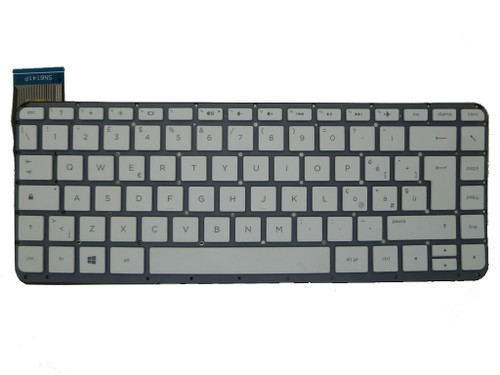 Laptop Keyboard For HP 13-C001LA 13-C002DX 13-C010NR 13-C020NR 13-C021CY 13-C022CY 13-C022TU 13-C023TU 13-C024TU 13-C025TU 13-C027TU 13-C030TU Italy IT White Without Frame