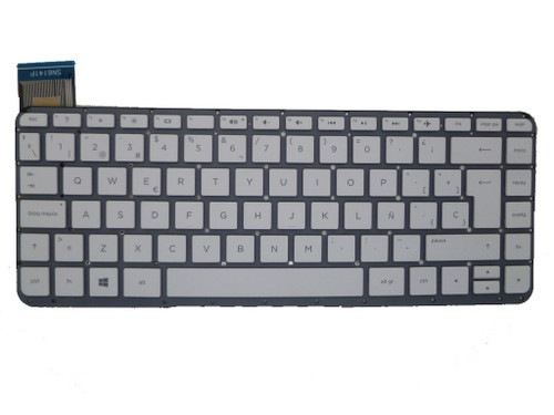 Laptop Keyboard For HP 13-C031TU 13-C032TU 13-C033TU 13-C034TU 13-C035TU 13-C036TU 13-C039TU 13-C040TU 13-C041TU 13-C042TU 13-C043TU 13-C044TU 13-C077NR 13-C078NR Without Frame White Spanish SP