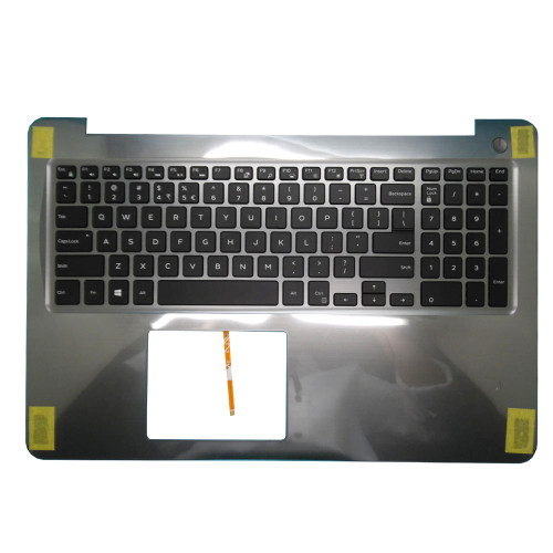 Laptop Palmrest For DELL Inspiron 15 5565 5567 0PT1NY PT1NY With Backlit English US Keyboard Gray Upper Case New