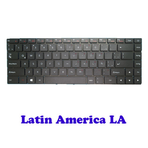 Laptop LA Layout Keyboard For Positivo Motion C41 C41TCI C41TC C4500C Latin America LA NO Frame