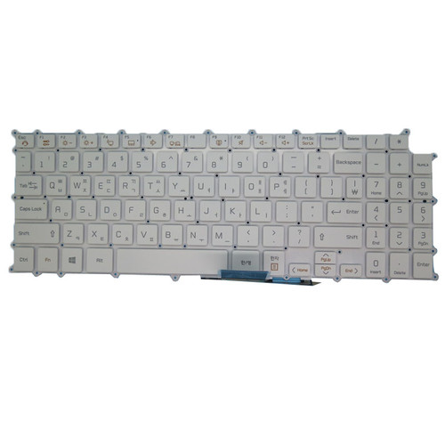 Laptop KR Keyboard For LG 15Z90N AEW74029841 18B9B White Korean KR NO Frame