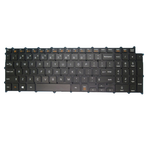 Laptop US Keyboard For LG gram 17 17Z90N AEW74089812 19A6A-US KT01-19A6AS03USRA000 Black English US Backlit NO Frame