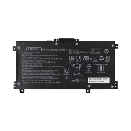 Laptop Battery For HP ENVY X360 15-CP0000 15-CP0020NR 15-CP0053CL 15-CP0076NR 15M-CP0000 15M-CP0011DX 15M-CP0012DX 11.55V 55.8Wh 4600mAh