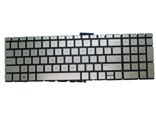 Laptop Keyboard For HP 250 G6 255 G6 256 G6 silver No Backlit Film Without Frame United States US