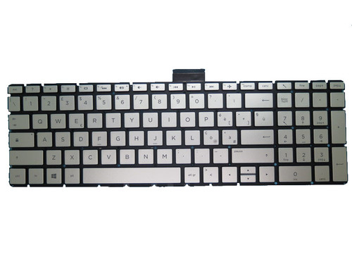 Laptop Keyboard For HP 250 G6 255 G6 256 G6 silver with backlight Without Frame Italian IT