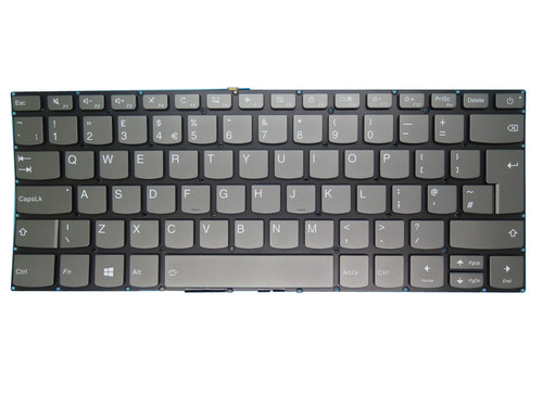 Laptop Keyboard For Lenovo Ideapad 520S-14IKB 320S-14IKB 120S-14IAP United Kingdom UK With Backlit Gray New