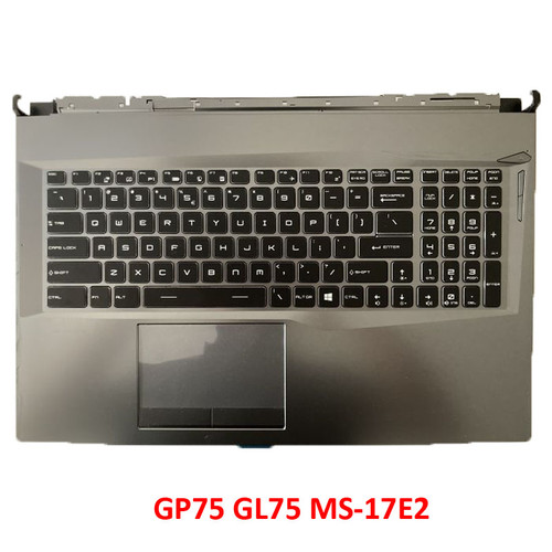 Laptop PalmRest&US Keyboard For MSI GP75 MS-17E3 GL75 MS-17E4 MS17E5 GP75 10SDK 10SDR 10SEK 10SER 10SFK 10SFR 10SFSK GL75 9SCK 9SD 9SDK 9SEK 9SFK English US