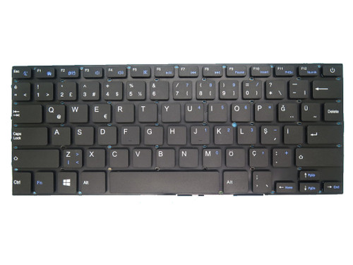 Laptop Keyboard For HOMETECH HT-BOOK 14A Without Frame Turkish TR Black