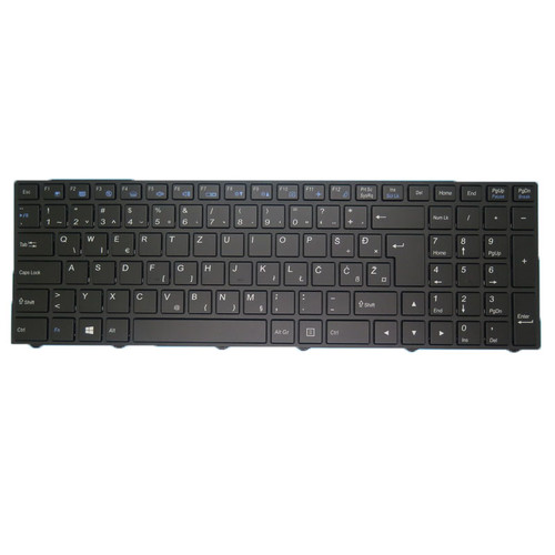 Laptop With Backlit Keyboard For CLEVO N750 N750BU N751BU N750HU N751HU N750GU N751GU N750WU N751WU N750WL N751WL N750WG N751WG Slovenian SL With Black Frame