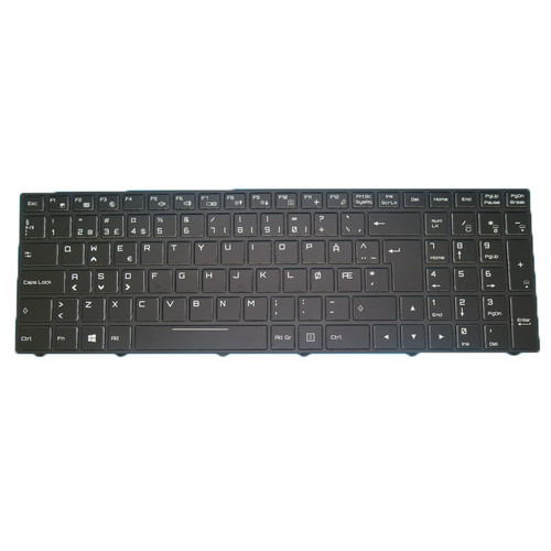 Laptop Backlit Keyboard For CLEVO P955ET1 P955ET3 P955HQ1 P955HQ3 P955RT1 P955RT3 P950HP3 P950HP6 P957HP3 P955HP6 P957HP6 P950HR P955HR Norwegian NW Black Frame