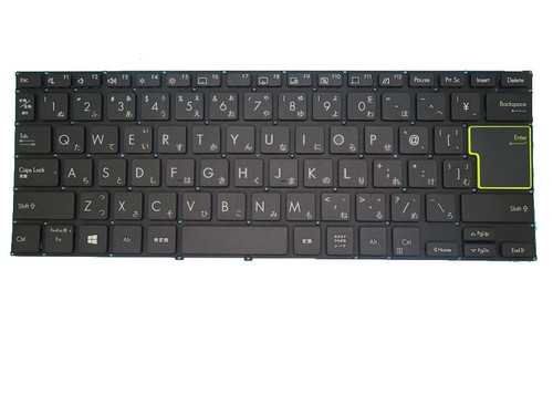 Laptop Keyboard For ASUS K433EA K433FA Without Frame Black Japanese JP