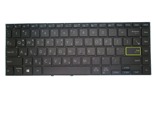 Laptop Keyboard For ASUS S4600EA Without Frame Black Korean KR NO Backlit Film