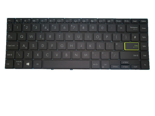 Laptop Keyboard For ASUS D413DA Without Frame Black United Kingdom UK NO Backlit Film