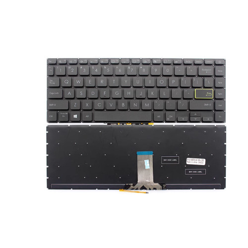 Laptop Keyboard For ASUS M413DA M413IA Without Frame Black United States US With Backlit