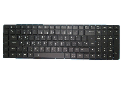 Laptop RGB Backlit Keyboard For Gigabyte For AERO 17 Traditional Chinese TW Colourful Backlit Without Frame