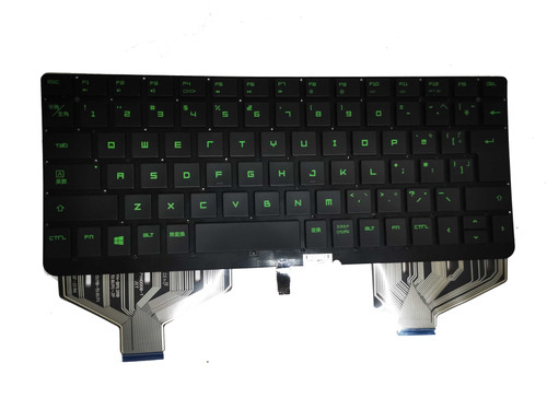 Laptop Keyboard For RAZER Blade 11401547-00 2B-BA001B200 911100069980 United States US Black Without Frame Used