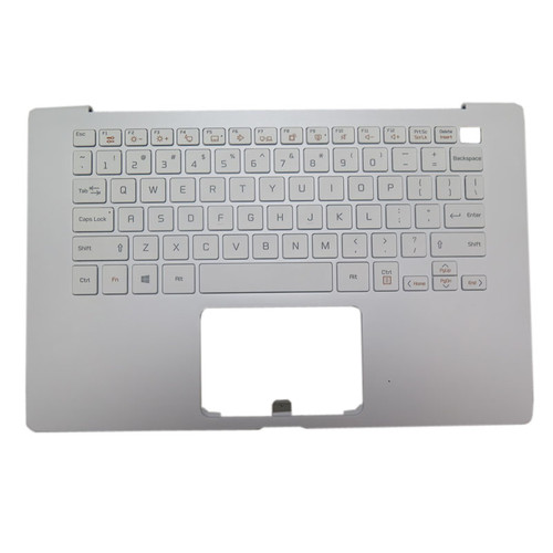 Laptop White PalmRest&US White Keyboard For LG 14Z90N MBN6678290XX 14Z90N-N 14Z90N-V 14Z90N-U English US Without Touchpad New