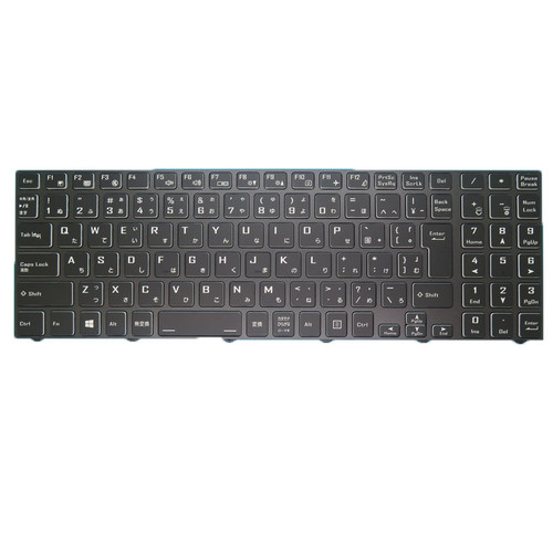 Laptop NO Backlit Keyboard For CLEVO N15Z3 PB70 PB71 PB50 PB51 CVM19G90J0-4301 6-80-N15Z0-212-1M Japanese JP With Black Frame