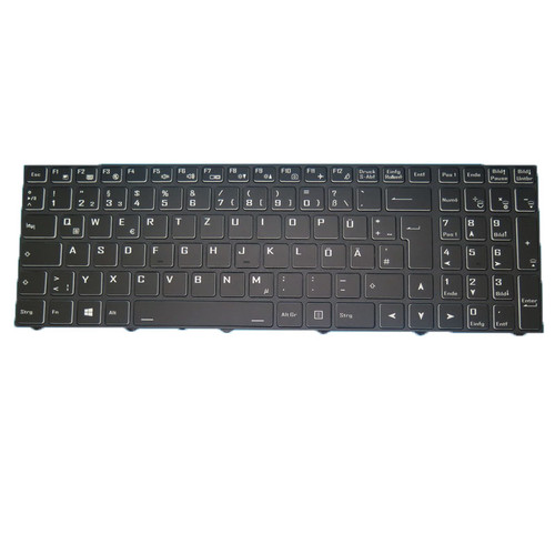 Laptop Keyboard For CLEVO PB70 PB70DDS PB70DF1 PB70DF2 PB70ED PB70ED-G PB70EF PB70EF-G PB70RC PB70RD PB70RF PB71ED-G PB71EF-E PB71RC PB71RD PB71RF German GR Black Frame NO Backlit