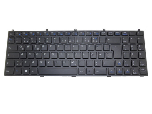 Laptop Keyboard For TERRA Mobile 1540P German GR With Black Frame