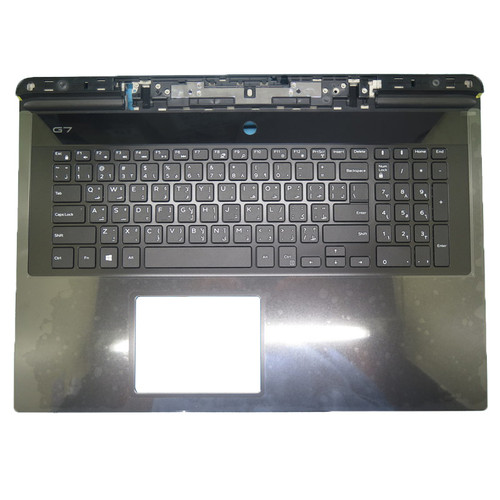 Laptop Palmrest For DELL G7 17 7790 06WFHN 6WFHN 0258J0 258J0 Without Backlit Arabia AR Keyboard With DP Interface Black Upper Case New