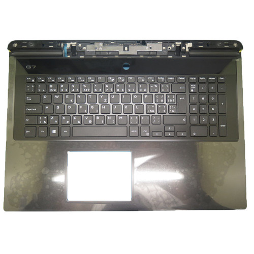 Laptop Palmrest For DELL G7 17 7790 06WFHN 6WFHN 05PH6C 5PH6C Without Backlit Czech CZ Keyboard With DP Interface Black Upper Case New