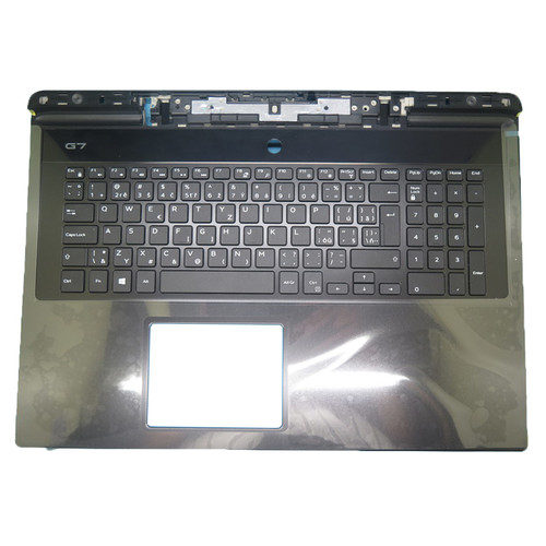 Laptop Palmrest For DELL G7 17 7790 00YW0N 0YW0N 05NVT0 5NVT0 Without Backlit Czech CZ Keyboard Without DP Interface Black Upper Case New