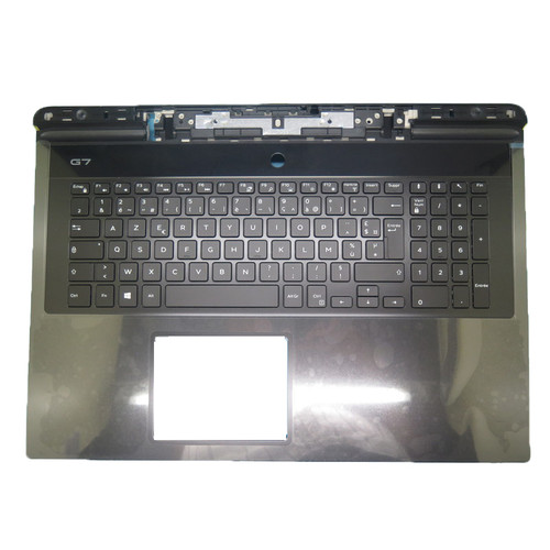 Laptop Palmrest For DELL G7 17 7790 00YW0N 0YW0N 0R9NYF R9NYF with French FR backlit keyboard Without DP interface black upper case new