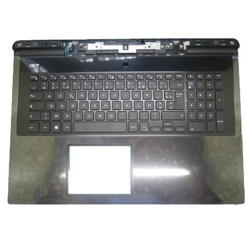 Laptop Palmrest For DELL G7 17 7790 06WFHN 6WFHN 06V5YY 6V5YY Without Backlit French FR Keyboard With DP Interface Black Upper Case New