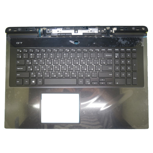 Laptop Palmrest For DELL G7 17 7790 00YW0N 0YW0N 02YD9F 2YD9F Without Backlit Russia RU Keyboard Without DP Interface Black Upper Case New