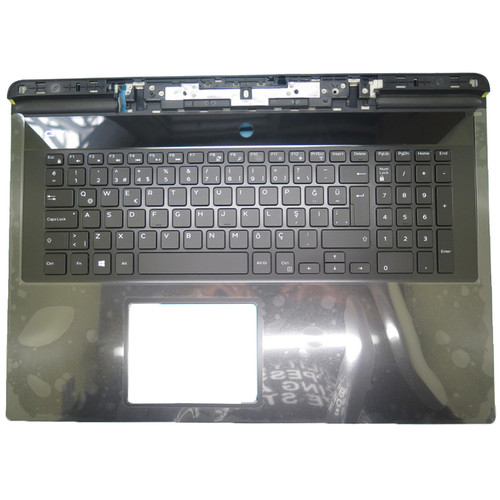Laptop Palmrest For DELL G7 17 7790 06WFHN 6WFHN 0C4GNW C4GNW Without Backlit Turkish TR Keyboard With DP Interface Black Upper Case New