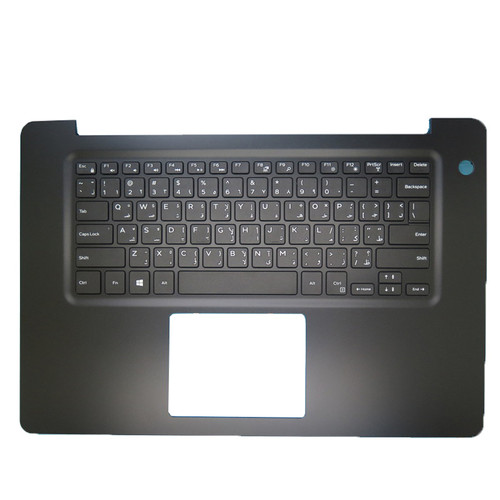 Laptop Palmrest For DELL Vostro 5581 V5581 0K8CNV K8CNV 0MMK61 MMK61 460.0FK07.0001 Without Backlit Arabia AR Keyboard Black Upper Case New